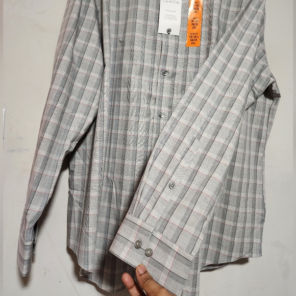 Used Calvin Klein slim fit 4-way stretch. AS-IS - Picture 6 of 8